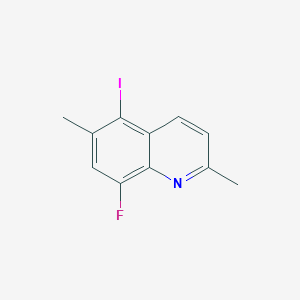 8-Fluoro-5-iodo-2,6-dimethylquinoline