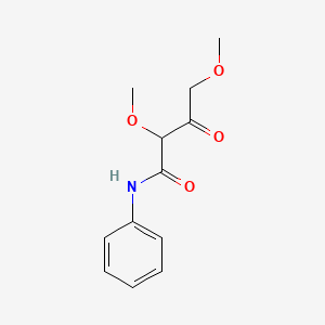 2,4-Dimethoxy-3-oxo-N-phenylbutanamide