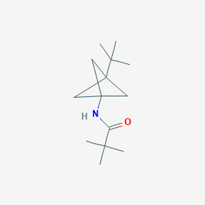 N-{3-tert-butylbicyclo[1.1.1]pentan-1-yl}-2,2-dimethylpropanamide