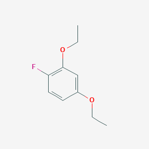 molecular formula C10H13FO2 B13005519 2,4-Diethoxy-1-fluorobenzene CAS No. 851089-61-7