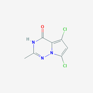 5,7-Dichloro-2-methylpyrrolo[2,1-f][1,2,4]triazin-4(3H)-one