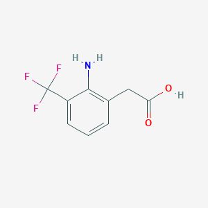 2-(2-Amino-3-(trifluoromethyl)phenyl)acetic acid