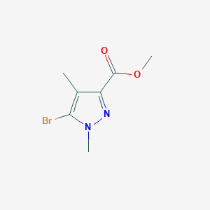 molecular formula C7H9BrN2O2 B13005744 Methyl 5-bromo-1,4-dimethyl-1H-pyrazole-3-carboxylate 