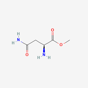 molecular formula C5H10N2O3 B13005773 Asparagine methyl ester 