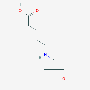 5-{[(3-Methyloxetan-3-yl)methyl]amino}pentanoicacid