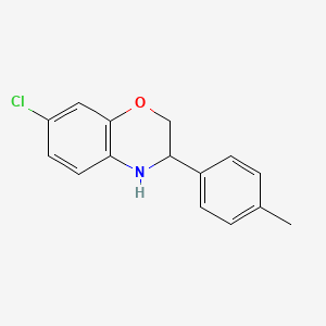 7-Chloro-3-(p-tolyl)-3,4-dihydro-2H-benzo[b][1,4]oxazine