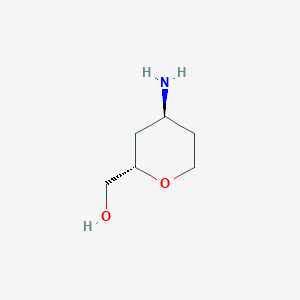 ((2S,4S)-4-Aminotetrahydro-2H-pyran-2-yl)methanol