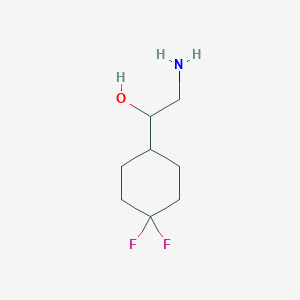 2-Amino-1-(4,4-difluorocyclohexyl)ethan-1-ol