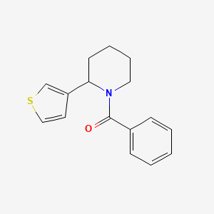 Phenyl(2-(thiophen-3-yl)piperidin-1-yl)methanone