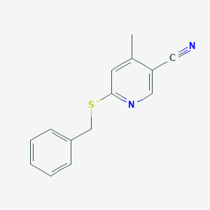 6-(Benzylthio)-4-methylnicotinonitrile