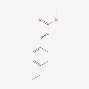 molecular formula C12H14O2 B1300601 Methyl 3-(4-ethylphenyl)prop-2-enoate CAS No. 114498-64-5