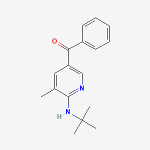 (6-(tert-Butylamino)-5-methylpyridin-3-yl)(phenyl)methanone