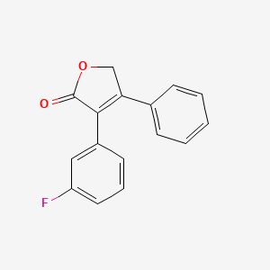 3-(3-Fluorophenyl)-4-phenylfuran-2(5H)-one