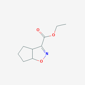 Ethyl 4,5,6,6a-tetrahydro-3aH-cyclopenta[d]isoxazole-3-carboxylate