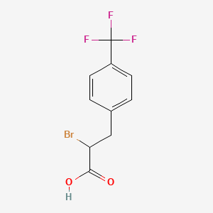 2-Bromo-3-(4-(trifluoromethyl)phenyl)propanoic acid