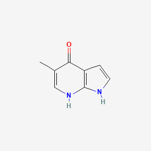 molecular formula C8H8N2O B13006142 5-methyl-1H-pyrrolo[2,3-b]pyridin-4-ol 