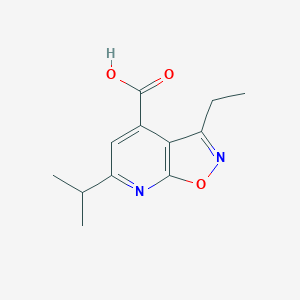 3-Ethyl-6-isopropylisoxazolo[5,4-b]pyridine-4-carboxylic acid