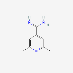 molecular formula C8H11N3 B13006230 2,6-Dimethylisonicotinimidamide 