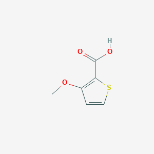 molecular formula C6H6O3S B1300625 3-Methoxythiophene-2-carboxylic acid CAS No. 60166-83-8
