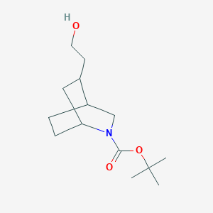 Tert-butyl 5-(2-hydroxyethyl)-2-azabicyclo[2.2.2]octane-2-carboxylate