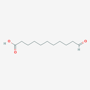 molecular formula C11H20O3 B13006397 11-Oxoundecanoic acid CAS No. 53163-99-8