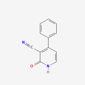 molecular formula C12H8N2O B1300649 2-羟基-4-苯基-烟腈 CAS No. 14045-37-5