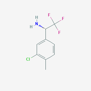 (1S)-1-(3-Chloro-4-methylphenyl)-2,2,2-trifluoroethylamine