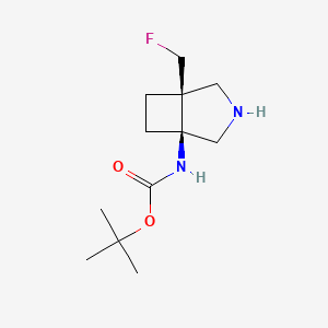 tert-Butyl((1S,5S)-5-(fluoromethyl)-3-azabicyclo[3.2.0]heptan-1-yl)carbamate