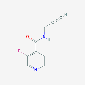 3-Fluoro-N-(prop-2-yn-1-yl)isonicotinamide