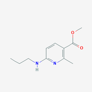 Methyl 2-methyl-6-(propylamino)nicotinate