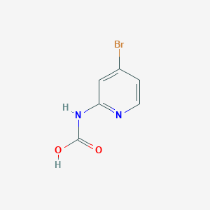 molecular formula C6H5BrN2O2 B13006747 (4-Bromopyridin-2-yl)carbamic acid 