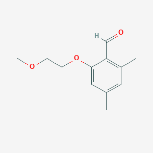 2-(2-Methoxyethoxy)-4,6-dimethylbenzaldehyde