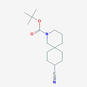 tert-Butyl9-cyano-2-azaspiro[5.5]undecane-2-carboxylate