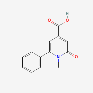 1-Methyl-2-oxo-6-phenyl-1,2-dihydropyridine-4-carboxylic acid