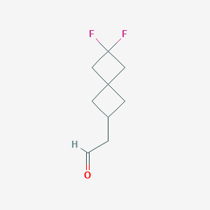 2-{6,6-Difluorospiro[3.3]heptan-2-yl}acetaldehyde