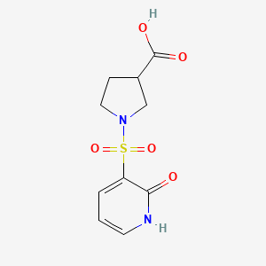 1-((2-Oxo-1,2-dihydropyridin-3-yl)sulfonyl)pyrrolidine-3-carboxylic acid