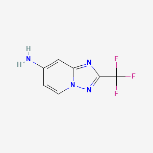 2-(Trifluoromethyl)-[1,2,4]triazolo[1,5-a]pyridin-7-amine