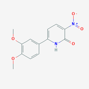 6-(3,4-Dimethoxyphenyl)-3-nitropyridin-2(1H)-one