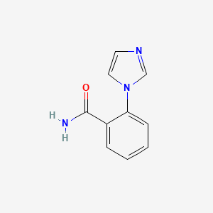 molecular formula C10H9N3O B1300692 2-(1H-咪唑-1-基)苯甲酰胺 CAS No. 25373-52-8