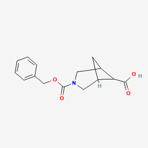 3-Benzyloxycarbonyl-3-azabicyclo[3.1.1]heptane-6-carboxylic acid