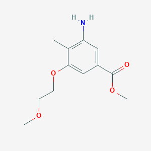 Methyl 3-amino-5-(2-methoxyethoxy)-4-methylbenzoate