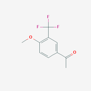 molecular formula C10H9F3O2 B130070 4'-甲氧基-3'-(三氟甲基)苯乙酮 CAS No. 149105-10-2