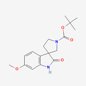 tert-Butyl 6-methoxy-2-oxospiro[indoline-3,3'-pyrrolidine]-1'-carboxylate