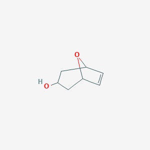 molecular formula C7H10O2 B13007034 8-Oxabicyclo[3.2.1]oct-6-en-3-ol CAS No. 89858-82-2