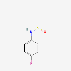 N-(4-fluorophenyl)-2-methylpropane-2-sulfinamide