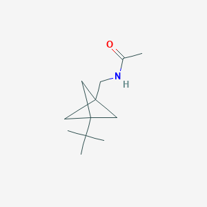 N-({3-tert-butylbicyclo[1.1.1]pentan-1-yl}methyl)acetamide