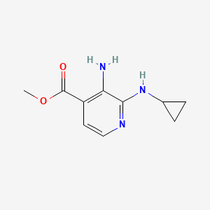 Methyl 3-amino-2-(cyclopropylamino)isonicotinate