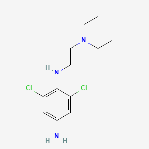 molecular formula C12H19Cl2N3 B13007057 2,6-Dichloro-N1-(2-(diethylamino)ethyl)benzene-1,4-diamine 