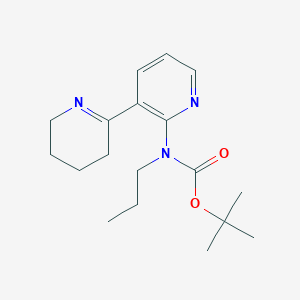 tert-Butyl propyl(3,4,5,6-tetrahydro-[2,3'-bipyridin]-2'-yl)carbamate