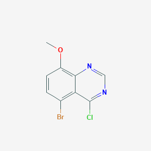 5-Bromo-4-chloro-8-methoxyquinazoline